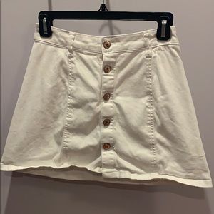 Celebrity pink white skirt